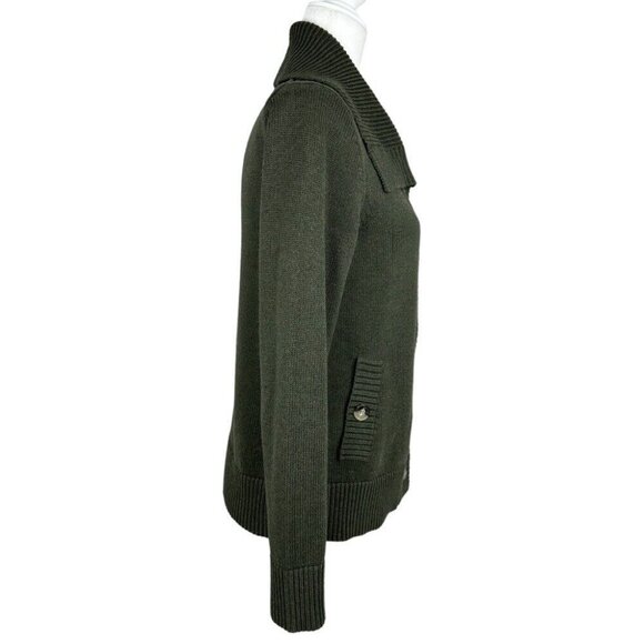 Pendleton Women’s Green Collared Button Down Y2K Cardigan Knit Sweater S/C36 - Picture 2 of 11